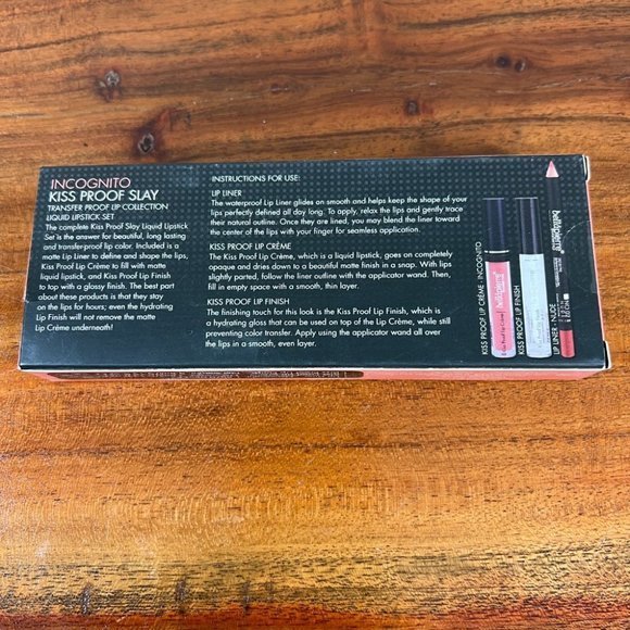 NWB BELLAPIERRE Kiss Proof Slay Liquid‎ Lipstick Set (3 Piece) - Picture 4 of 7